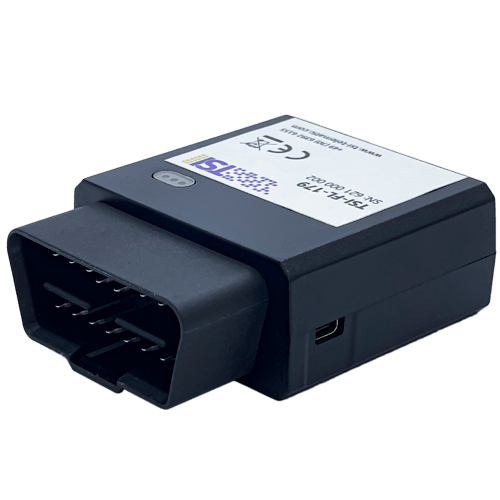 TSI FL-179 flexible OBD-2 tracking module for easy connection to the OBD connector of your vehicle.
